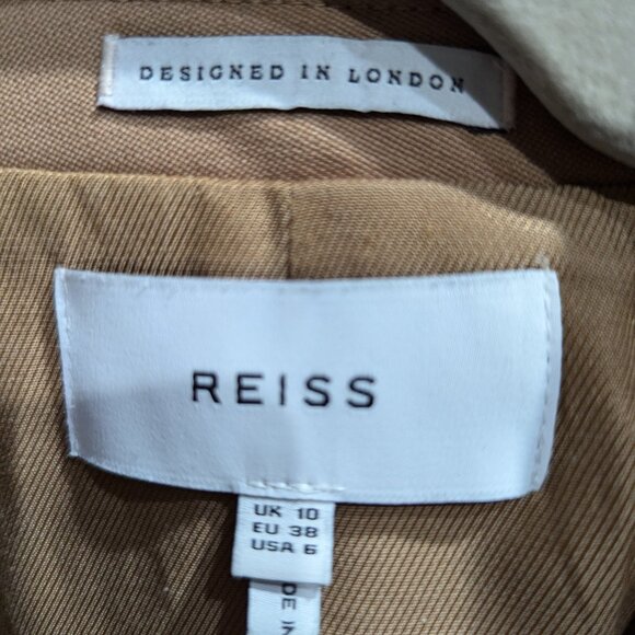 Reiss Marlie Tailored Wool Blend Single Breasted Suit Blazer (US 6) - Picture 5 of 7
